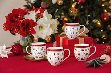 Toy's Delight filiżanka 4 części - Biały-czerwony - Villeroy & Boch