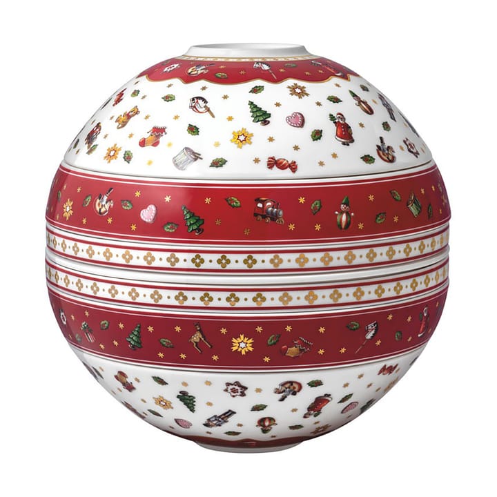 Toy's Delight La Boule servis 7 Części, Biały-czerwony Villeroy & Boch