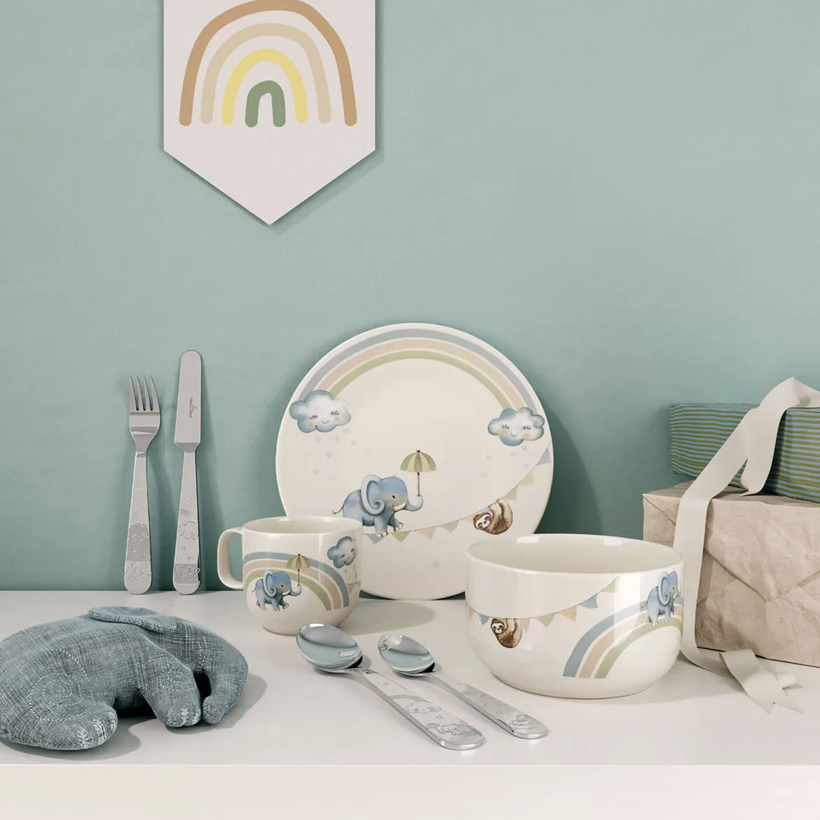 Walk like an Elephant kubek dla dzieci S 170 ml, Multi Villeroy & Boch