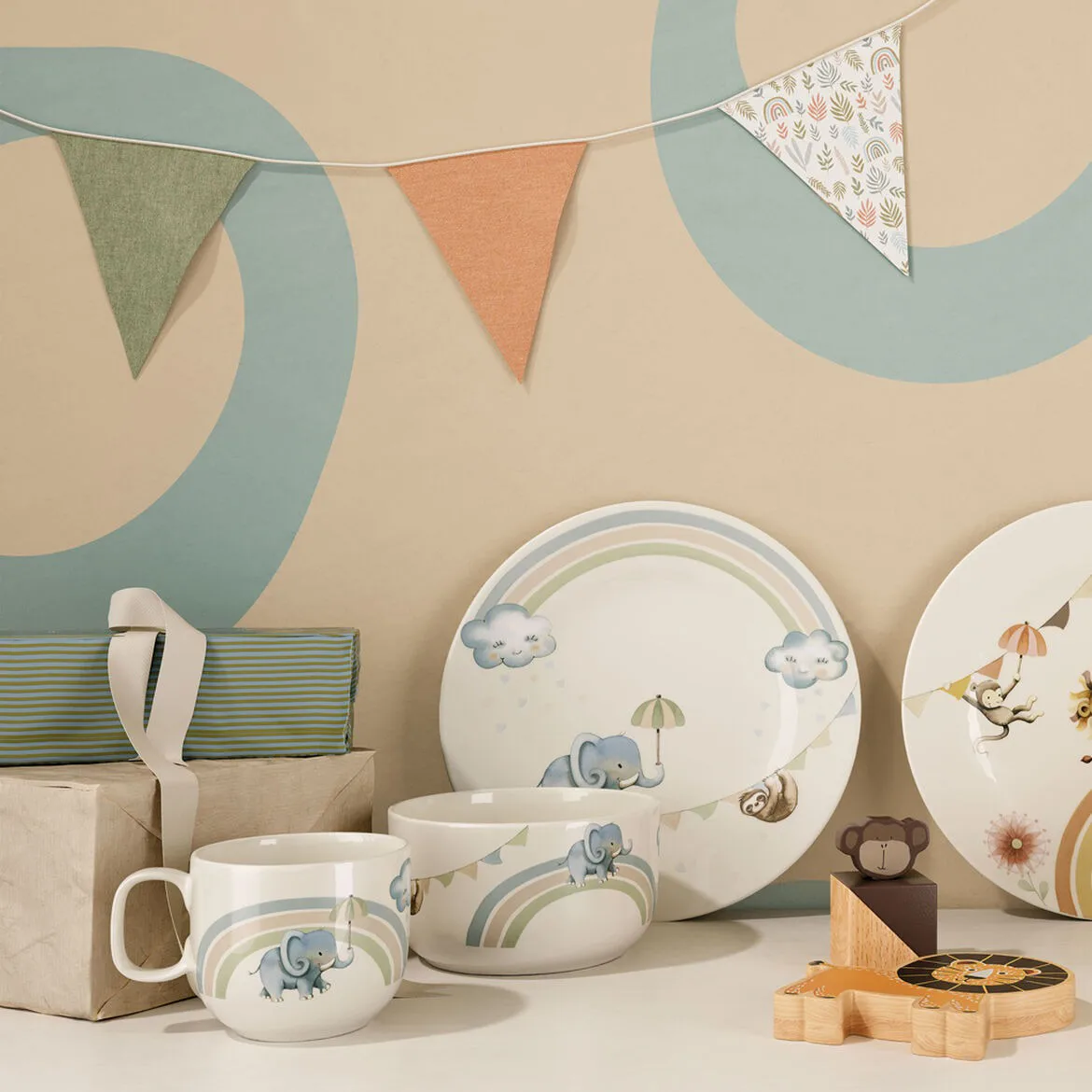 Walk like an Elephant kubek dla dzieci S 170 ml, Multi Villeroy & Boch