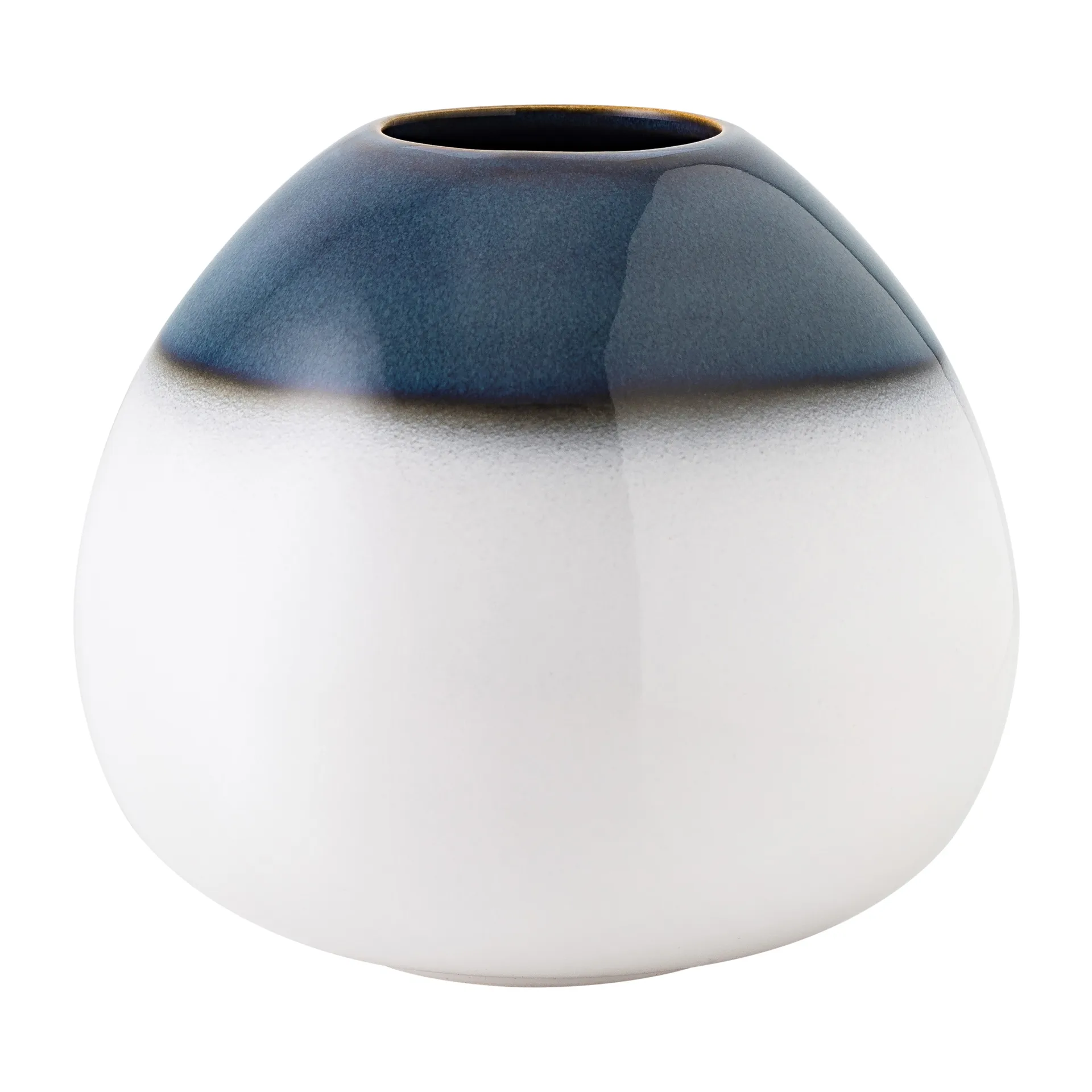 Wazon Lave Home egg-shaped 13 cm, Niebiesko-biały Villeroy & Boch