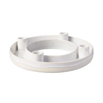 Winter Glow świecznik adwentowy Ø26 cm - Biały-beżowo - Villeroy & Boch