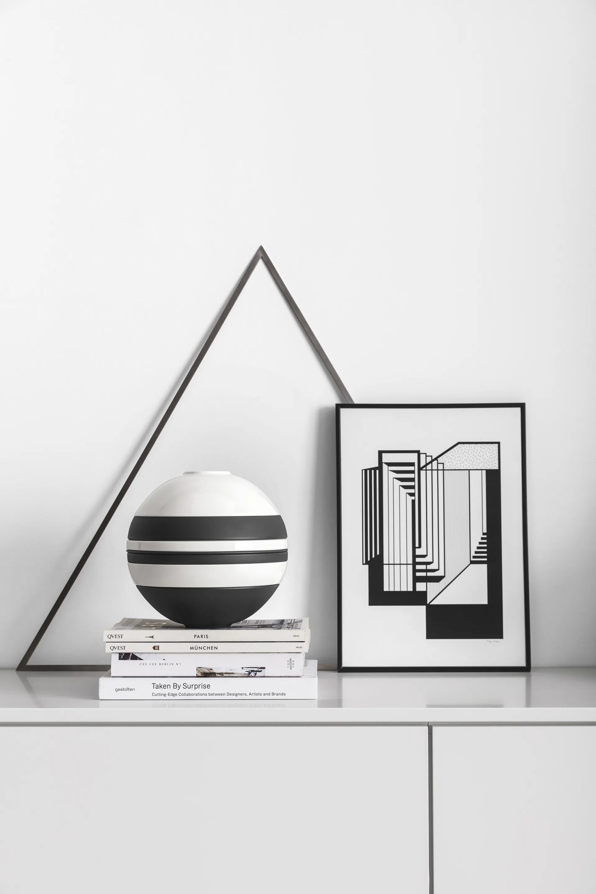 Zastawa stołowa Iconic La Boule, 7 części, Czarnobiały Villeroy & Boch