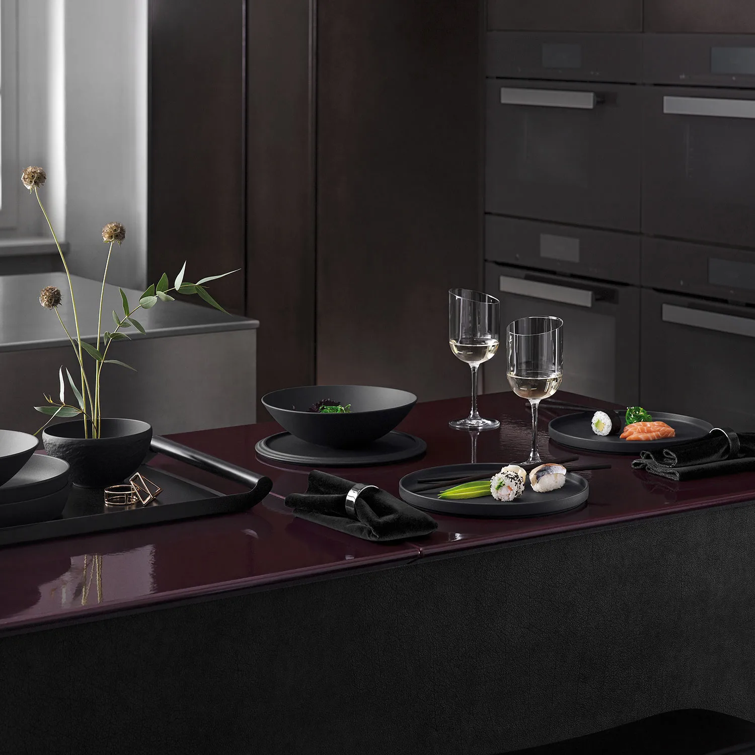 Zastawa stołowa Iconic La Boule, 7 części, Czarny Villeroy & Boch