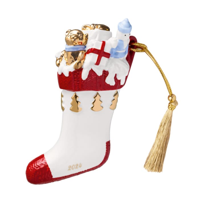 Zawieszka świąteczna Christmas Classics but - Biało-czerwony. - Villeroy & Boch