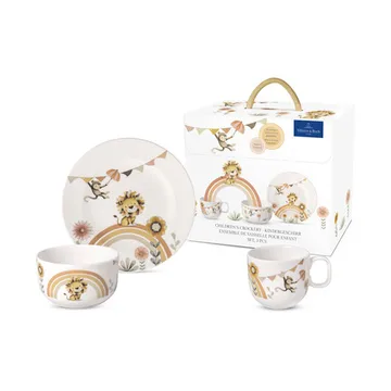 Zestaw naczyń dziecięcych „Roar Like a Lion” - 3 elementy - Villeroy & Boch