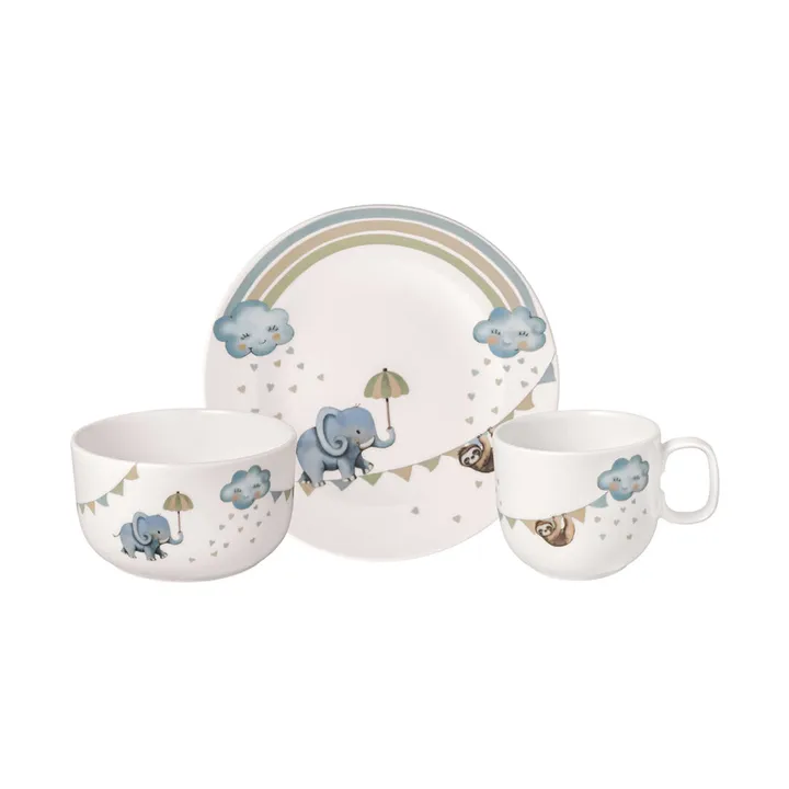 Zestaw naczyń dziecięcych „Walk Like an Elephant” - 3 elementy - Villeroy & Boch