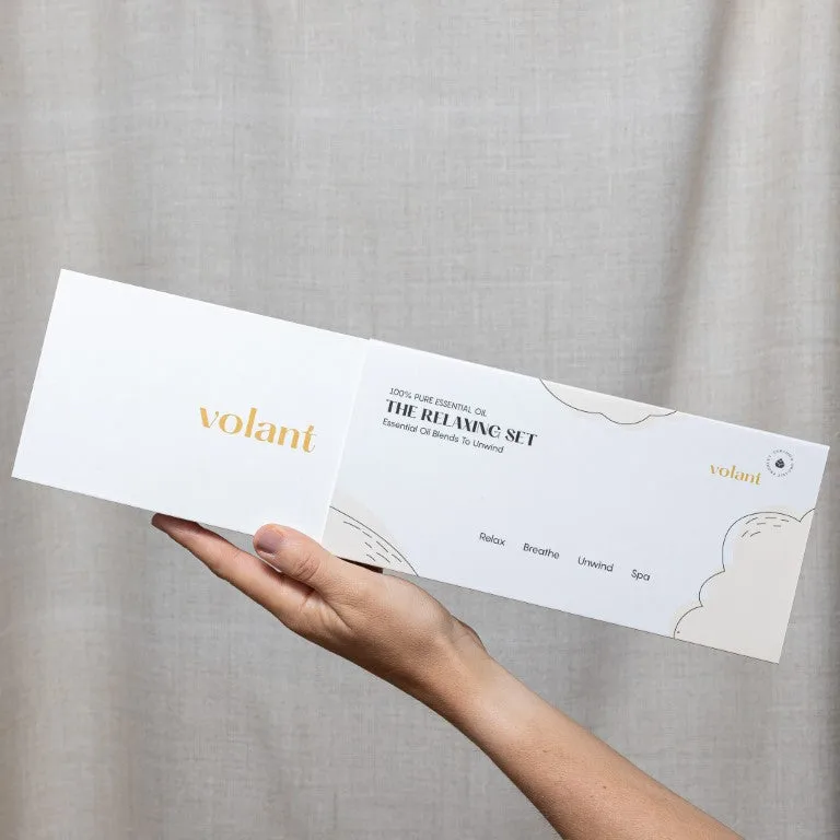 Zestaw olejków eterycznych The relaxing set, 4 zapachy Volant