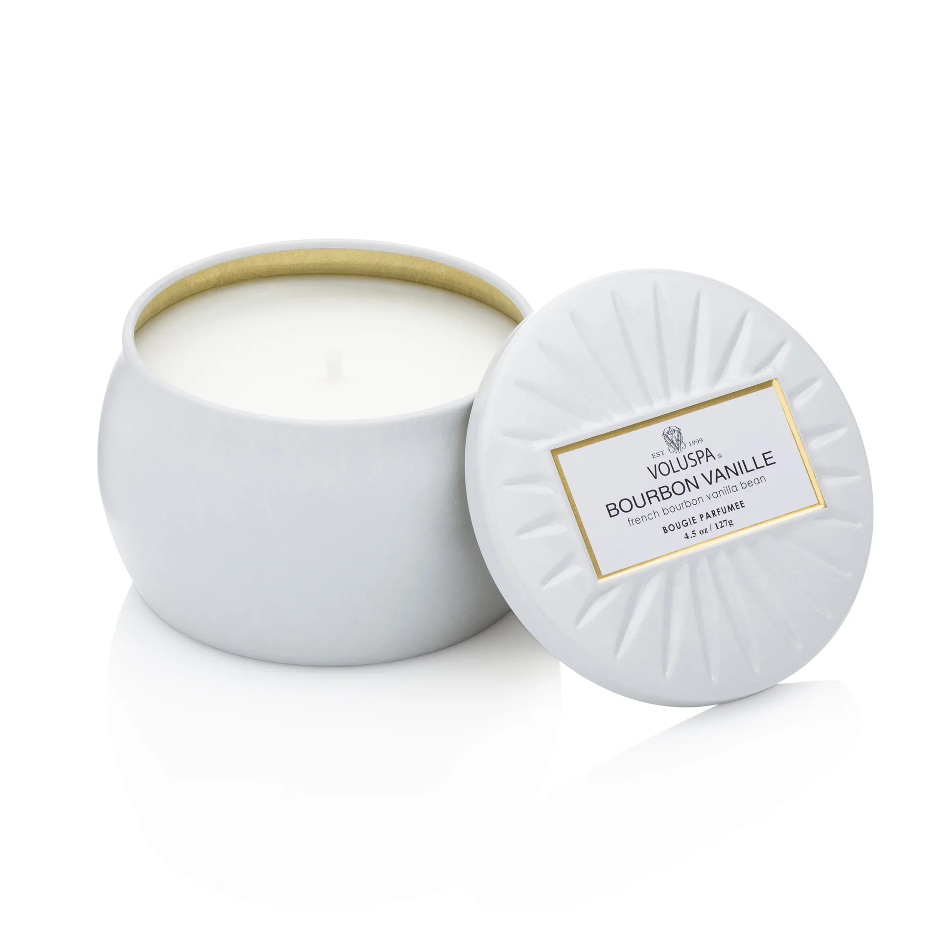 Dekoracyjna świeca blaszana 25 godz., Bourbon Vanille Voluspa