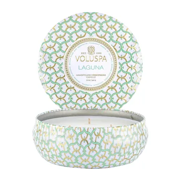 Maison Blanc 3-wick Tin świeca zapachowa 40 godz. - Laguna - Voluspa