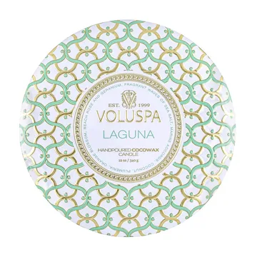 Maison Blanc 3-wick Tin świeca zapachowa 40 godz. - Laguna - Voluspa