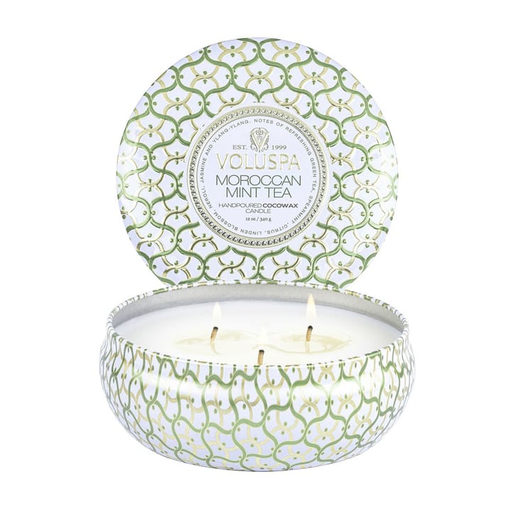 Maison Blanc 3-wick Tin świeca zapachowa 40 godz. - Moroccan Mint Tea - Voluspa