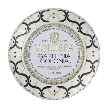 Maison Blanc Mini Tin świeca zapachowa 25 godz. - Gardenia Colonia - Voluspa