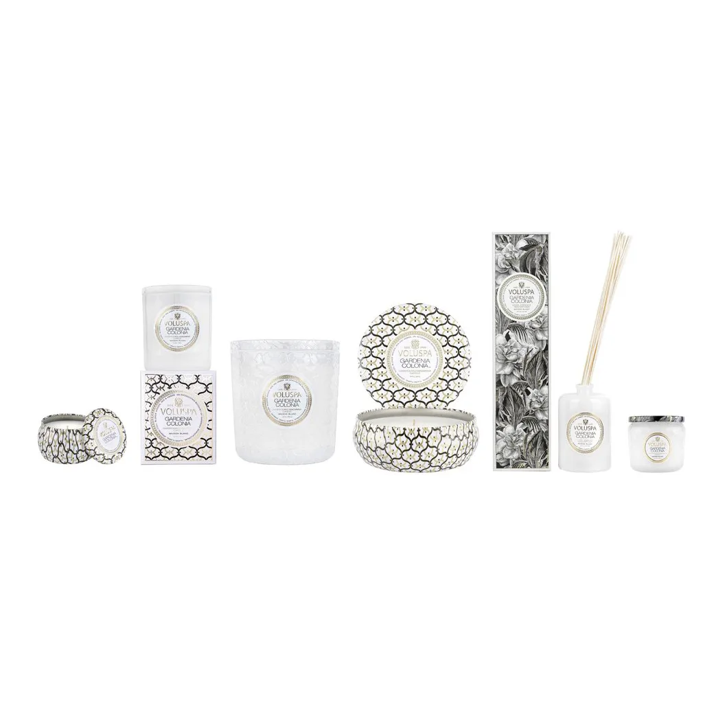 Maison Blanc Mini Tin świeca zapachowa 25 godz., Gardenia Colonia Voluspa