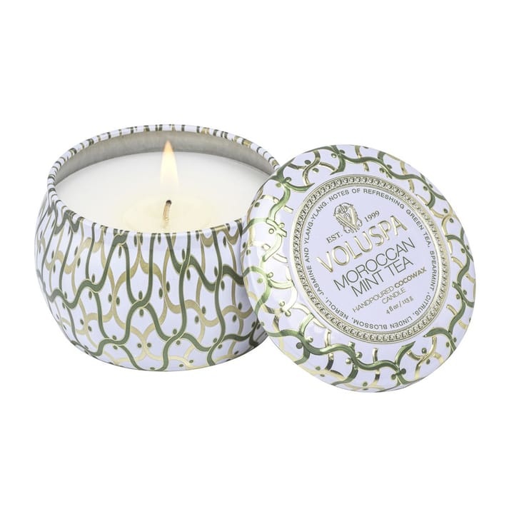 Maison Blanc Mini Tin świeca zapachowa 25 godz., Moroccan Mint Tea Voluspa