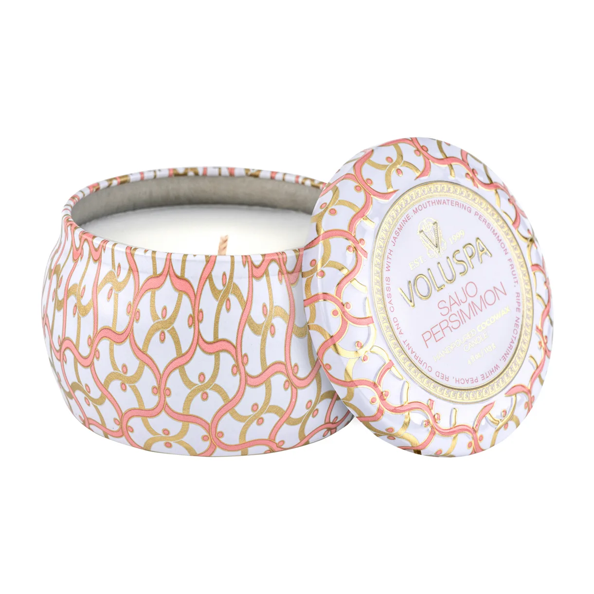 Maison Blanc Mini Tin świeca zapachowa 25 godz., Saijo Persimmon Voluspa