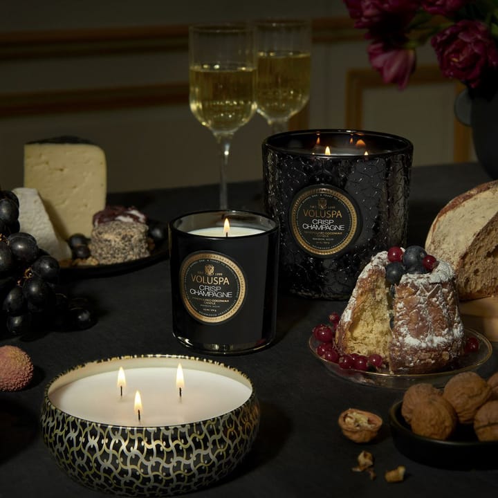 Maison Noir 3-wick Tin świeca zapachowa 40 godz. - Crisp Champagne - Voluspa