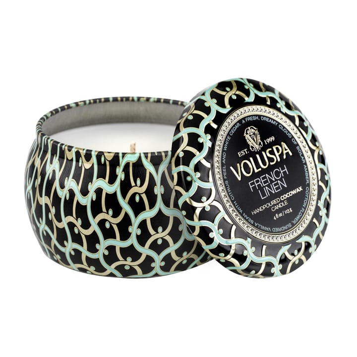 Maison Noir Mini Tin świeca zapachowa 25 godz. - French Linen - Voluspa
