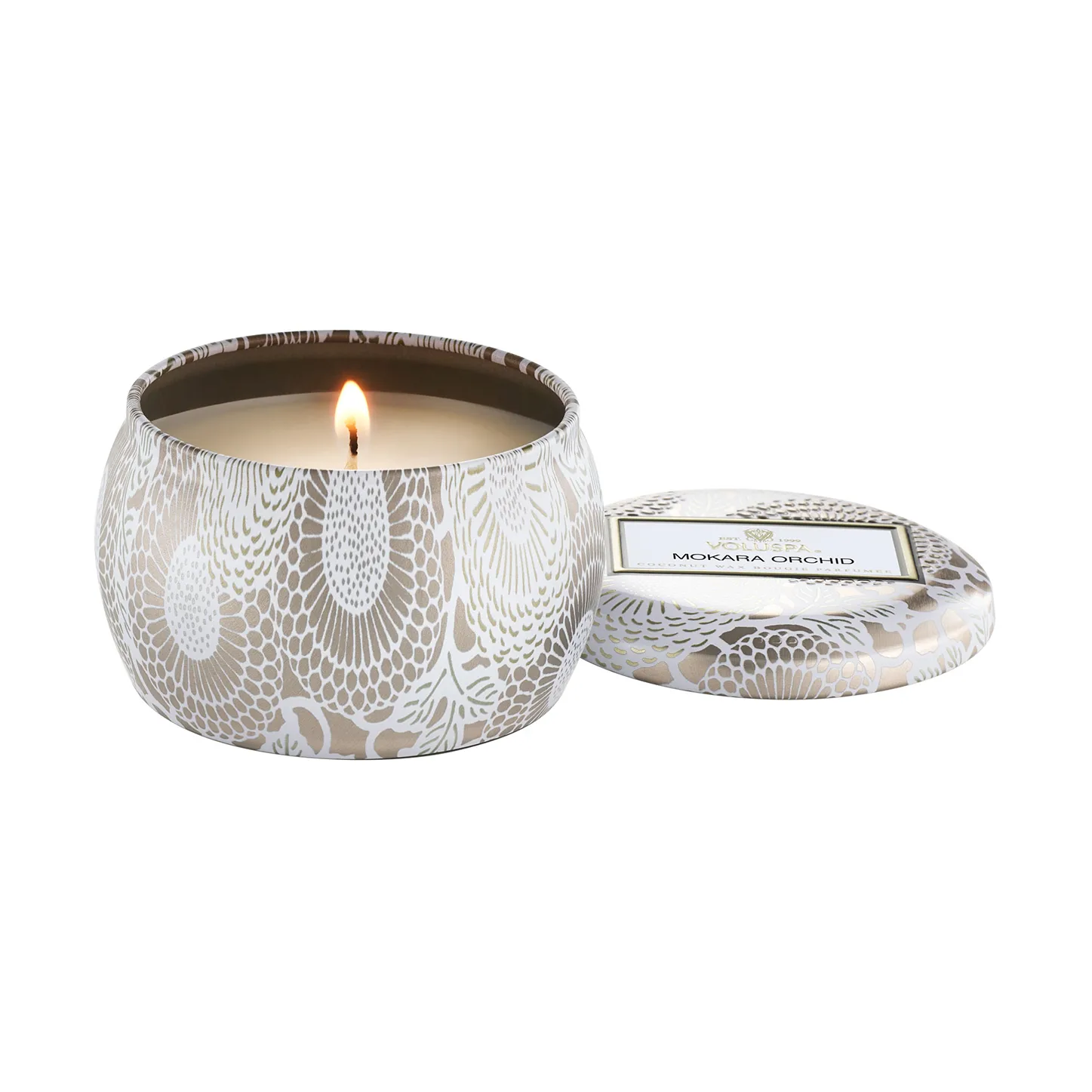 Świeca zapachowa Japonica Mini Tin 25 godzin, Mokara Orchid Voluspa