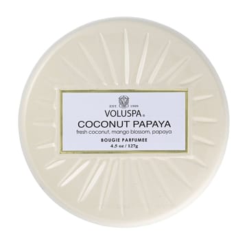 Świeca zapachowa Vermeil Mini Tin 25 godz. - Coconut Papaya - Voluspa