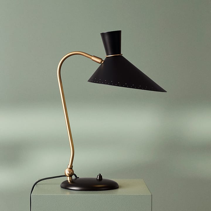 Bloom lampa stołowa, warm white, mosiężny stojak Warm Nordic