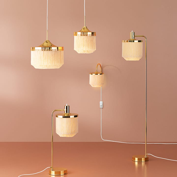 Fpierścieńe lampa ścienna, pale pink, stal powlekana mosiądzem Warm Nordic