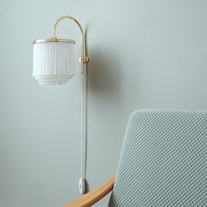 Fpierścieńe lampa ścienna, pale pink, stal powlekana mosiądzem Warm Nordic
