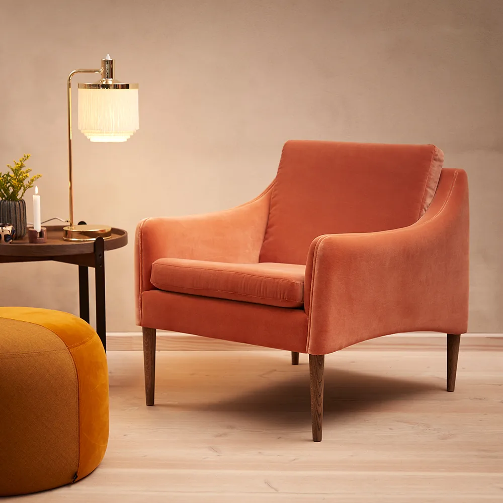 Fpierścieńe lampa stołowa, pale pink Warm Nordic