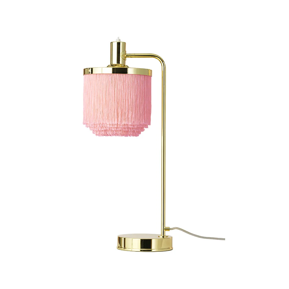 Fpierścieńe lampa stołowa, pale pink Warm Nordic
