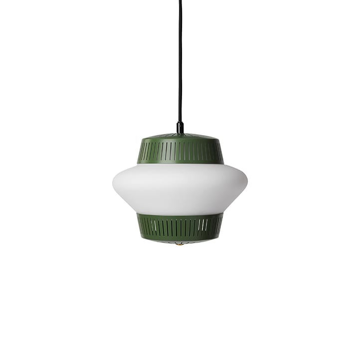 Opal Arch lampa wisząca - pine green, opal piaskowany - Warm Nordic