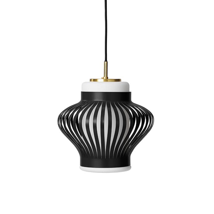 Opal Lamella lampa wisząca - black noir, opal piaskowany - Warm Nordic