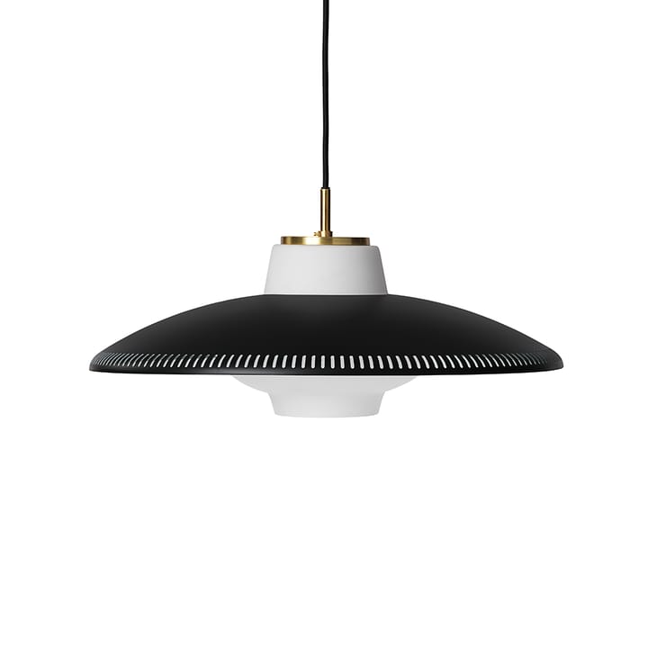 Opal Shade lampa wisząca - black noir, opal piaskowany - Warm Nordic