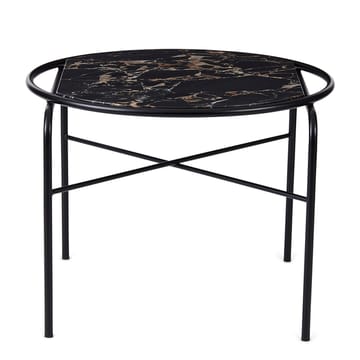 Secant stolik kawowy marmur Ø60 cm - Black-gold - Warm Nordic
