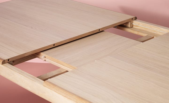 Stół Evermore z 2 przedłużkami po 45 cm, Natural oak, 190 cm Warm Nordic