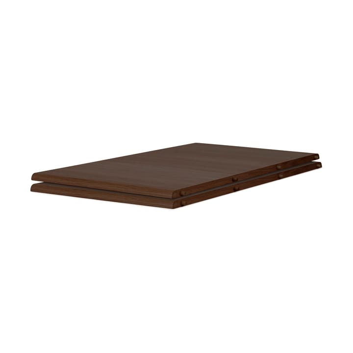 Stół Evermore z 2 przedłużkami po 45 cm, Oiled walnut, 160 cm Warm Nordic
