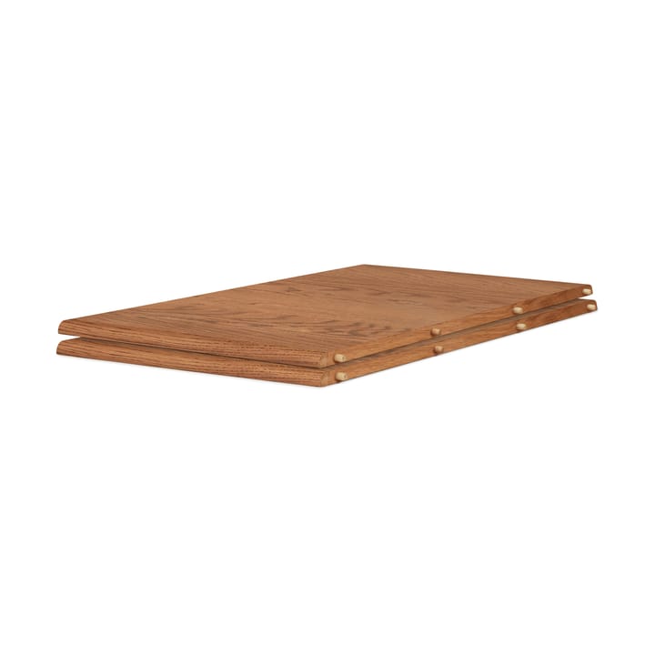 Stół Evermore z 2 przedłużkami po 45 cm, Teak oiled oak, 160 cm Warm Nordic