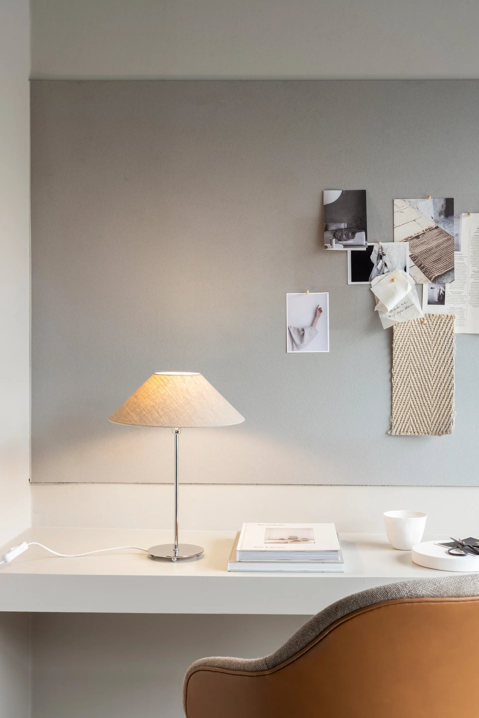 Abażur Basic flat Ø30 cm, Naturalne Watt & Veke