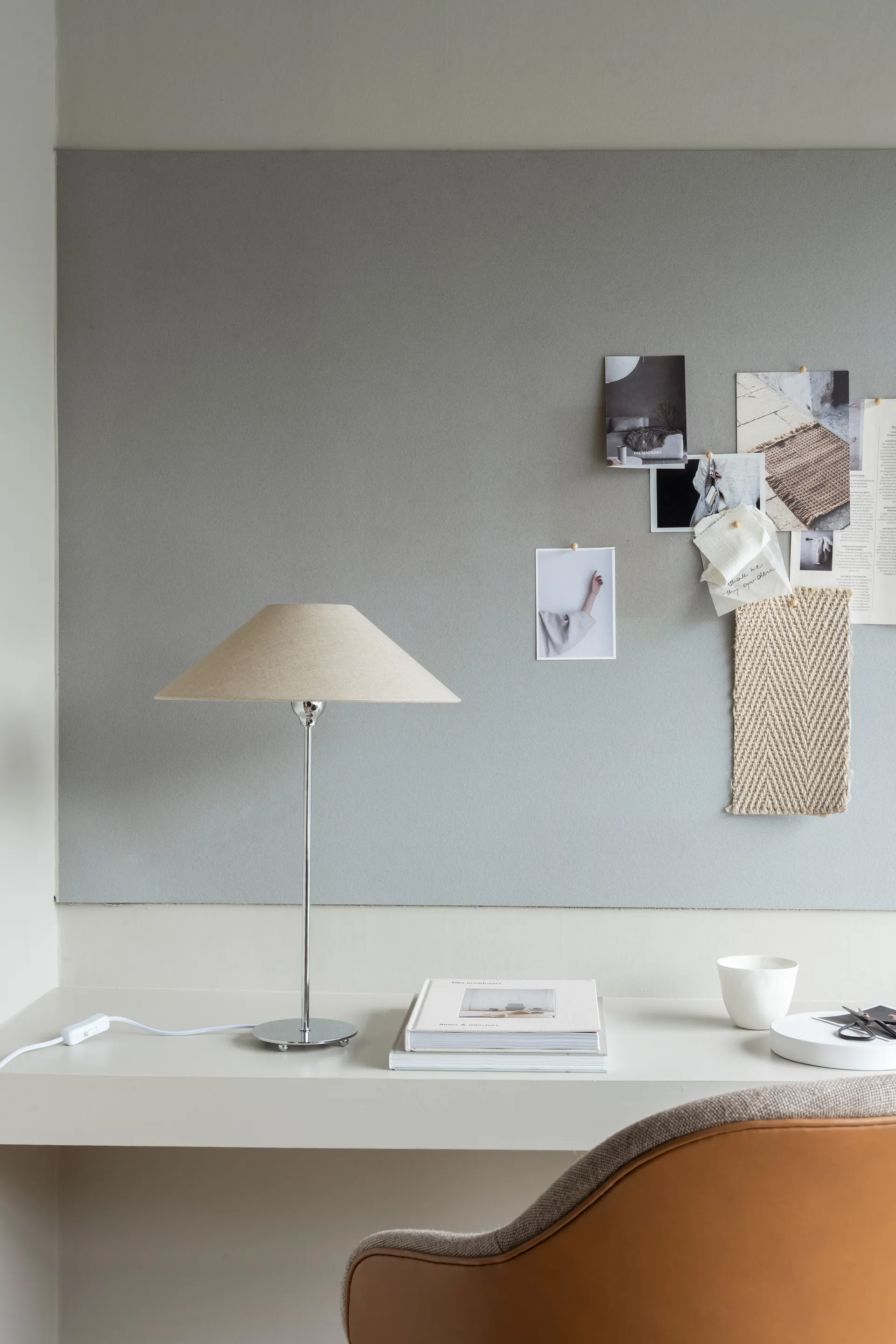 Abażur Basic flat Ø36 cm, Naturalne Watt & Veke