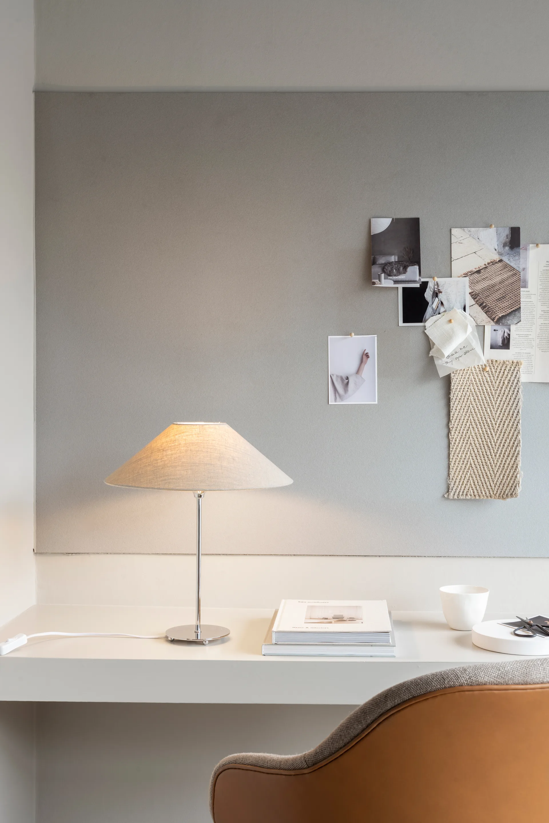 Abażur Basic flat Ø36 cm, Naturalne Watt & Veke