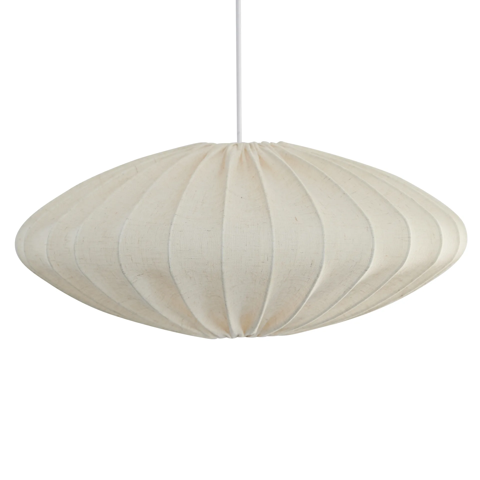 Abażur Ellipse 65 cm lniany, Natural Watt & Veke