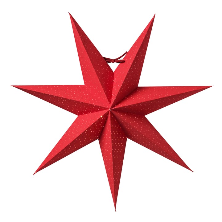 Aino gwiazda świąteczna slim czerwony - 44 cm - Watt & Veke