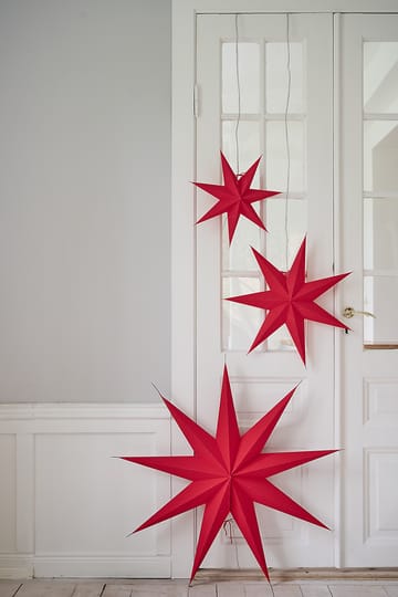 Aino gwiazda świąteczna slim czerwony - 80 cm - Watt & Veke