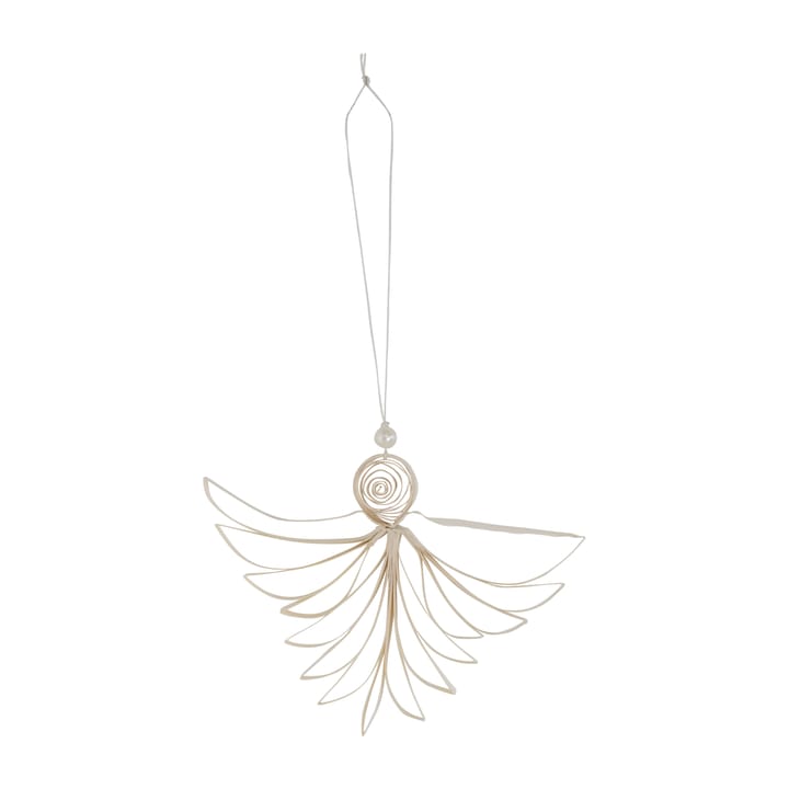 Angel świąteczny wisiorek Ø10 cm - Natural - Watt & Veke