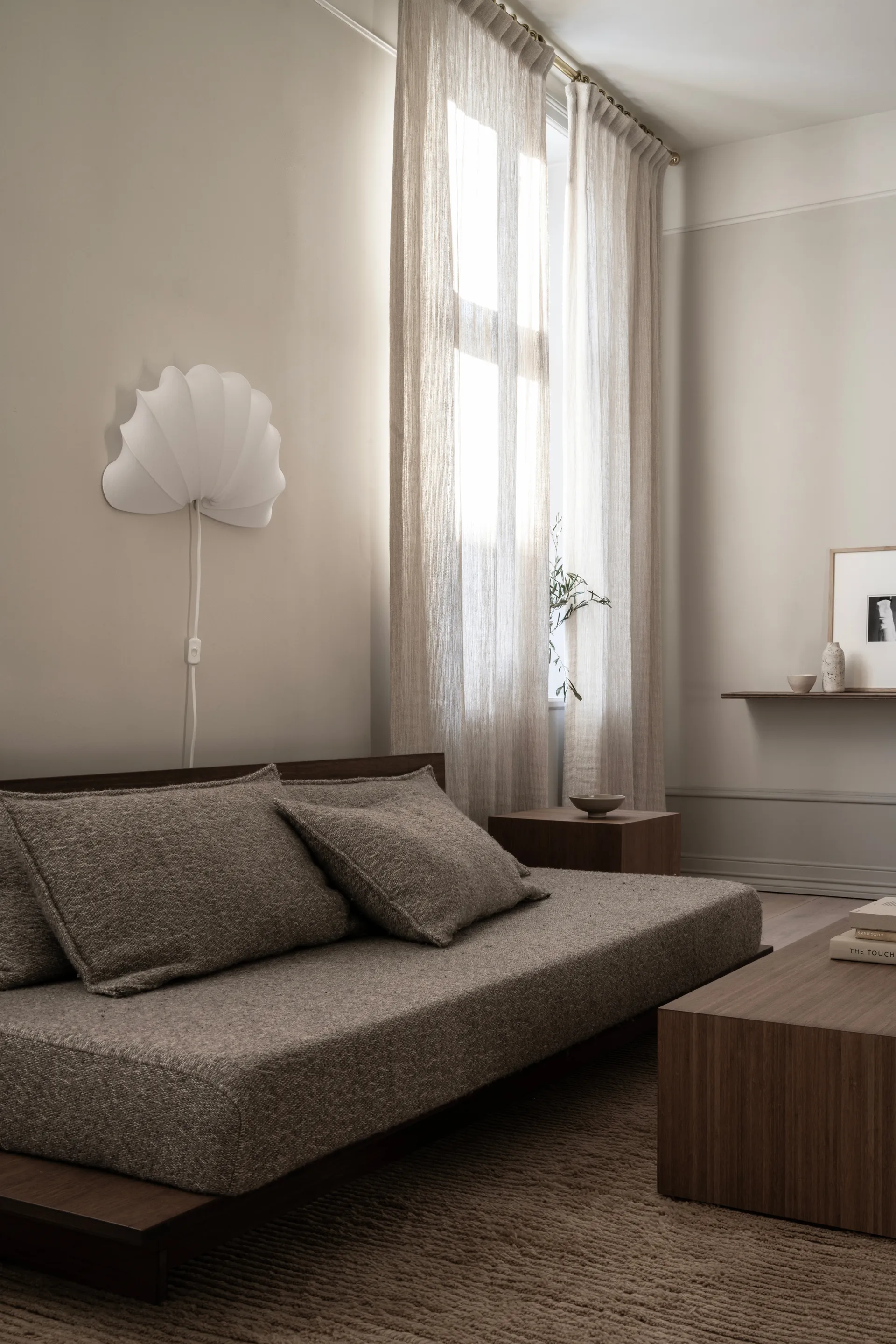 Anna Kinkiet L 54 cm, White cotton Watt & Veke