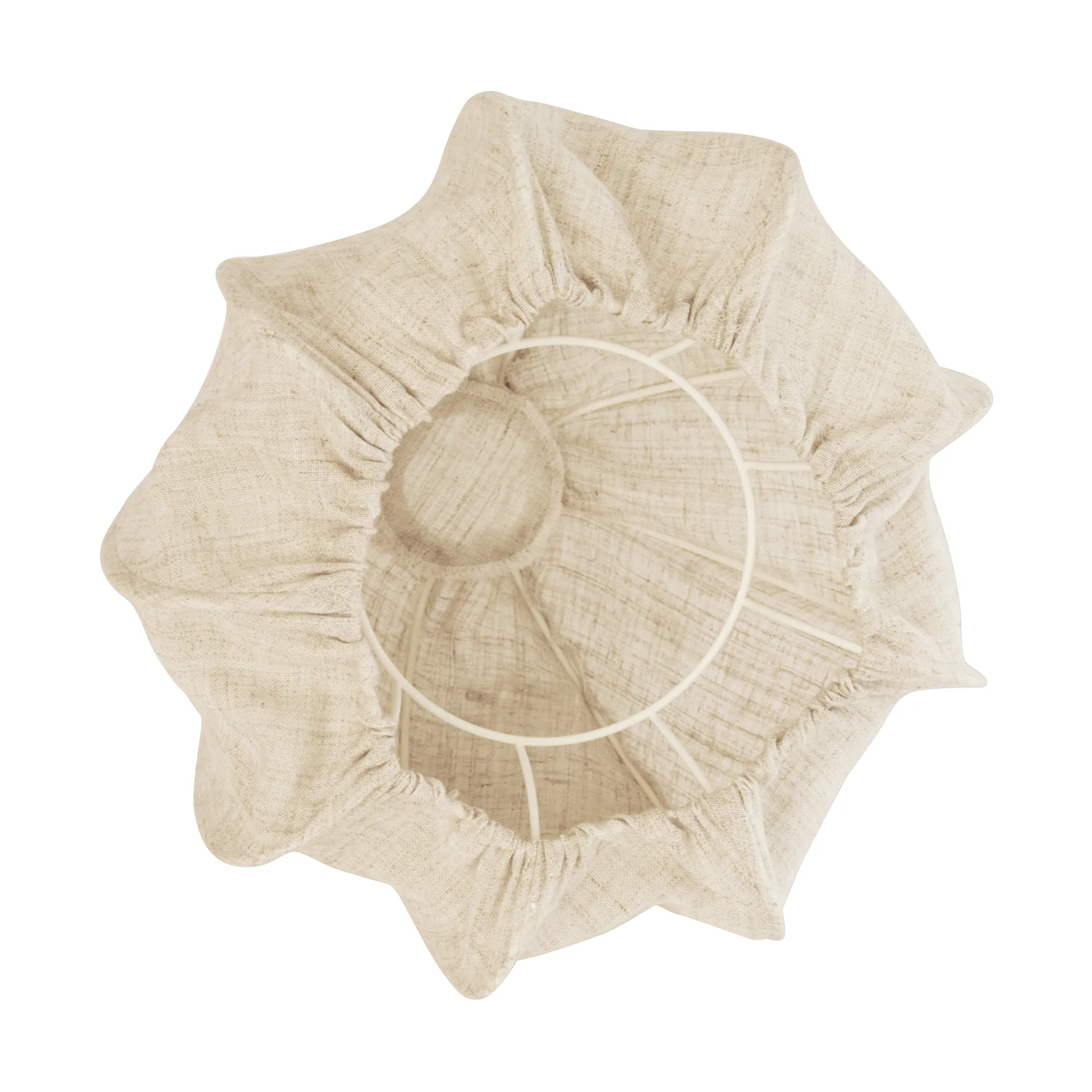 Anna Plafon mini Ø30 cm, Natural linen Watt & Veke