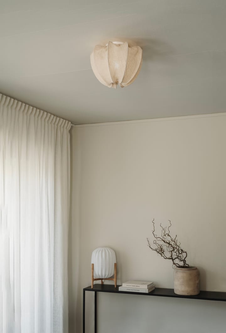 Anna Plafon mini Ø30 cm, Natural linen Watt & Veke