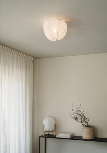 Anna Plafon mini Ø30 cm - White linen - Watt & Veke