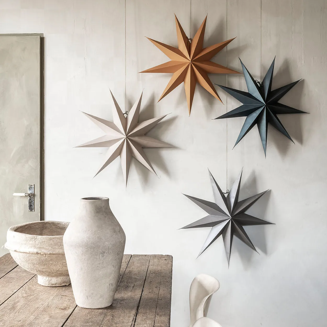 Boris gwiazda choinkowa 70 cm, Ciemno szary Watt & Veke