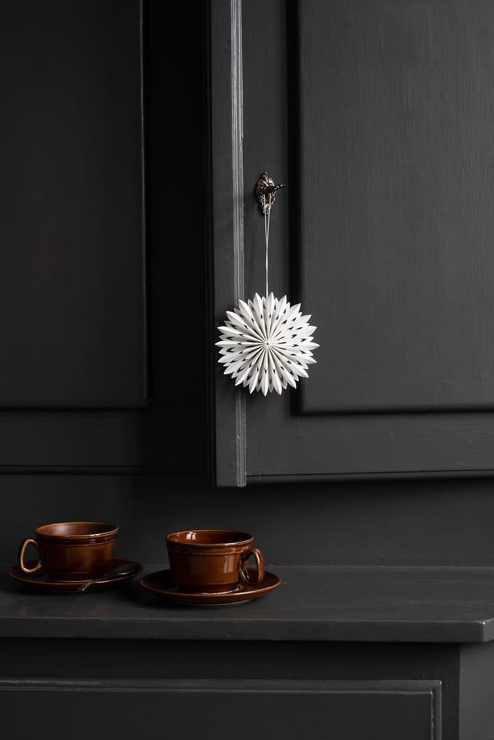 Flake świąteczny wisiorek Ø10 cm, Biały Watt & Veke