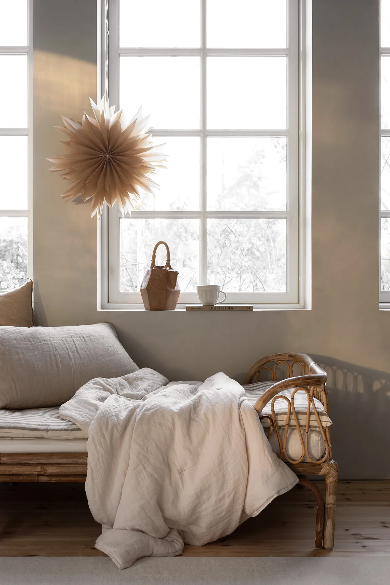 Gwiazda adwentowa Athena Ø50 cm, Beżowy Watt & Veke